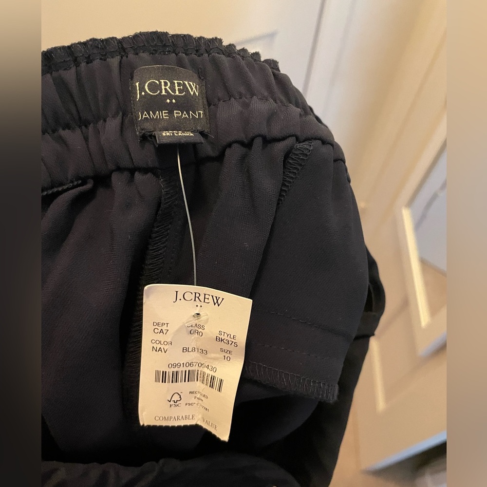 NWT JCrew Jamie Maternity Pants in Navy
